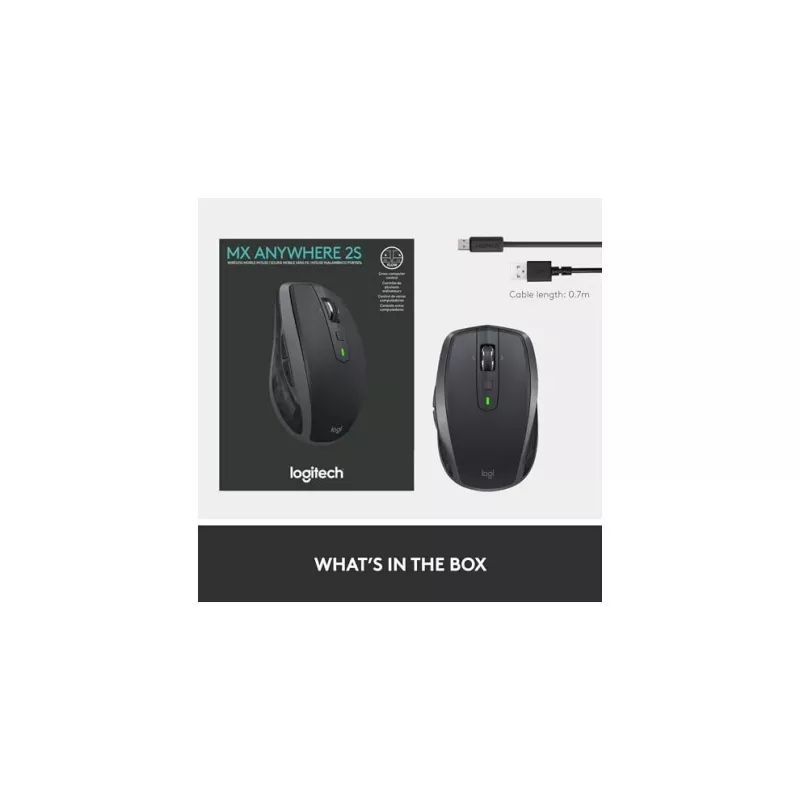 MX Anywhere 2S Wireless Maus/Graphite - BT - N/A