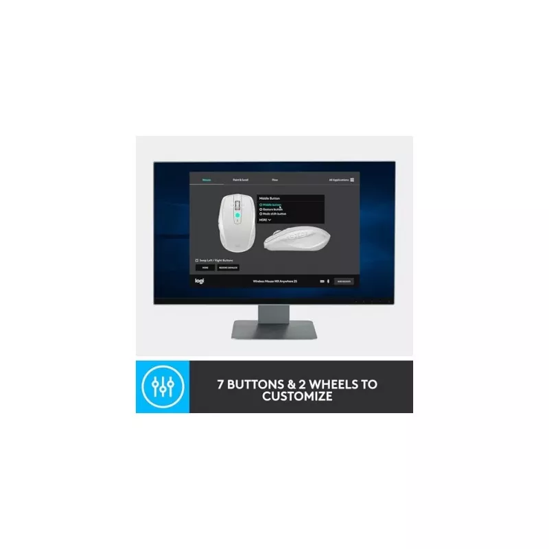 MX Anywhere 2S Wireless Maus/Graphite - BT - N/A