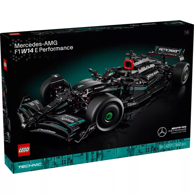 LEGO Technic Modellbausatz Mercedes‑AMG F1 W14 E Performance — 1.432 Teile, empfohlenes Alter 18+