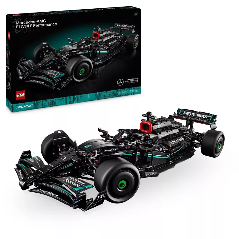 LEGO Technic Modellbausatz Mercedes‑AMG F1 W14 E Performance — 1.432 Teile, empfohlenes Alter 18+