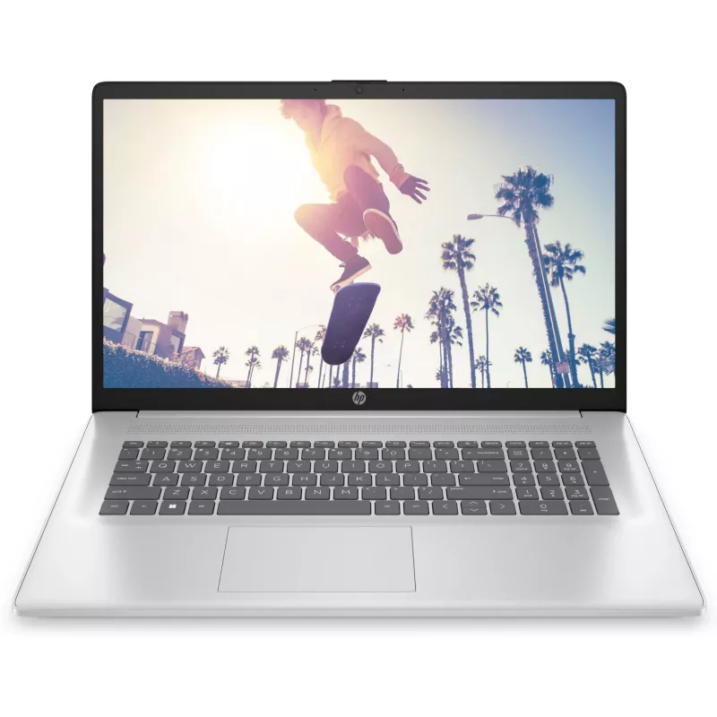 HP Laptop 17-cn3159ng - Intel Core i5 i5-1334U - FreeDOS 3,0 - Intel Iris Xe Grafikkarte - 16GB RAM - 512GB SSD NVMe - 43,9 cm (17,3) IPS 1920 x 1080 (Full HD) - Wi-Fi 6, Bluetooth - Natural Silver - Tastatur: Deutsch (9Q9...