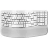 Logitech Wave Keys für Mac Tastatur QWERTZ Deutsch Weiß