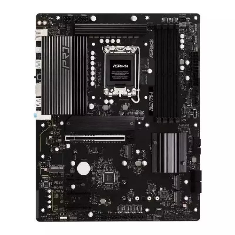 Mainboard ASRock Z890 Pro-A ATX — Intel Z890-Chipsatz, LGA 1851, DDR5, 4x DIMM, 256 GB, 2.5Gb LAN, PCIe Gen5