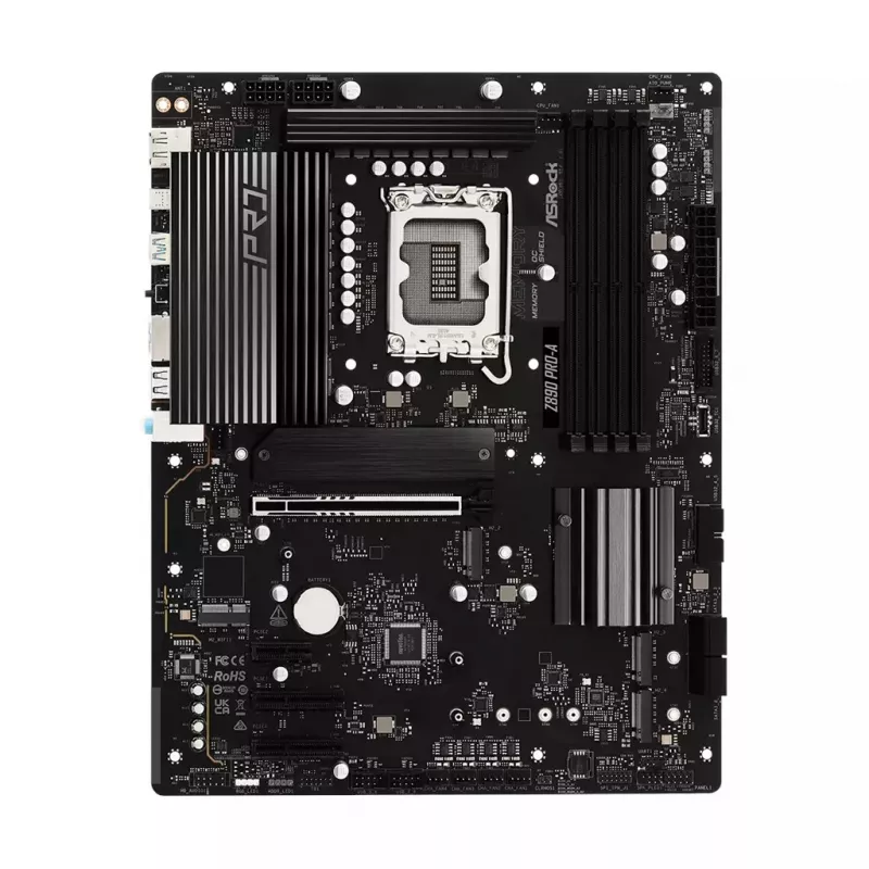Mainboard ASRock Z890 Pro-A ATX — Intel Z890-Chipsatz, LGA 1851, DDR5, 4x DIMM, 256 GB, 2.5Gb LAN, PCIe Gen5