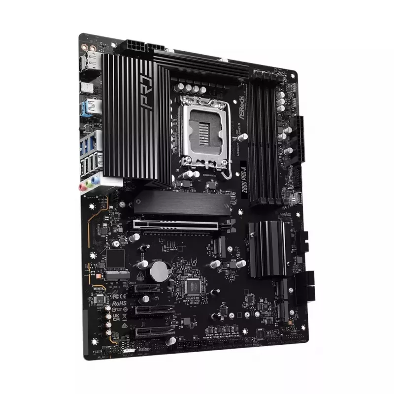 Mainboard ASRock Z890 Pro-A ATX — Intel Z890-Chipsatz, LGA 1851, DDR5, 4x DIMM, 256 GB, 2.5Gb LAN, PCIe Gen5