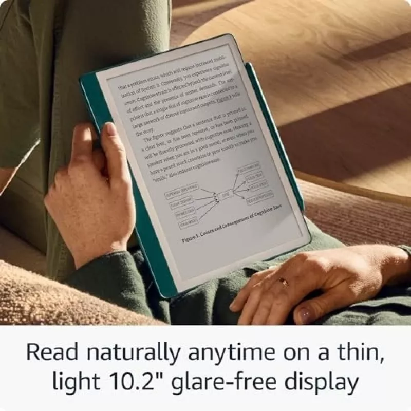 Ebook New Kindle Scribe - 2024 release 10.2 blendfrei 64GB Wi-Fi (Ohne Lockscreen Ads) mit Premium Pen Tungsten