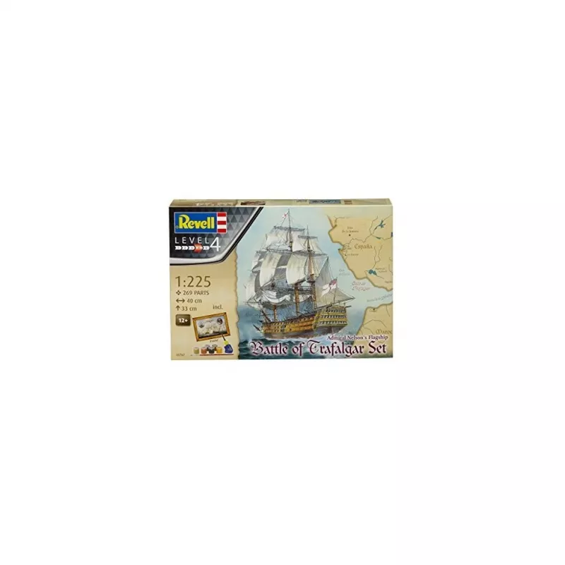 Revell 1/225 Maßstab HMS Victory Trafalgar Geschenkset Modellbausatz