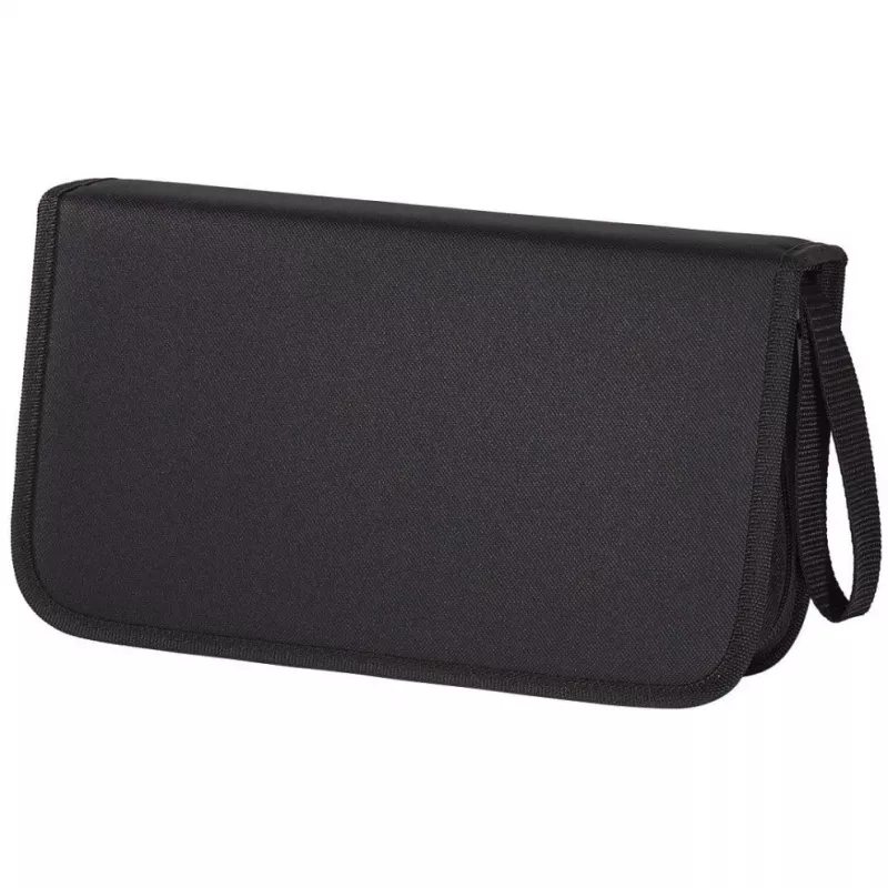 Hama Nylon-Tasche 104 CDs, 104 Discs, Schwarz, Nylon