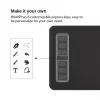 HUION H640P Grafiktablett 5080 lpi 160 x 99 mm USB Schwarz