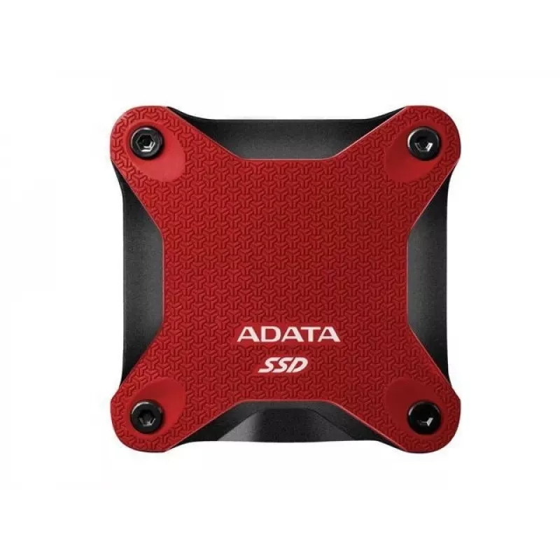 Externe SSD ADATA SD620 1 TB, tragbar USB 3.2 Gen 2 (Micro-USB B), Lesegeschwindigkeit 520 MB/s, Schreibgeschwindigkeit 460 MB/s, stoßfest, Rot