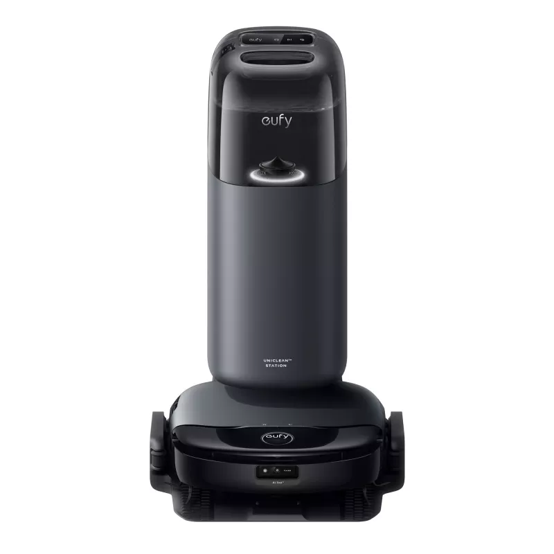 Anker Eufy | Saugroboter mit All-in-One-Station | Omni S1 | Nass- und Trockenreinigung | Betriebsdauer (max.) 216 min | 4600 mAh | 8000 Pa | Grau