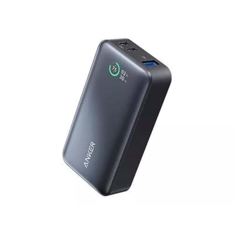 Anker PowerCore 533 - Powerbank - 10000 mAh - 30 Watt - 3 A (24 pin USB-C) - Schwarz (A1256G12)