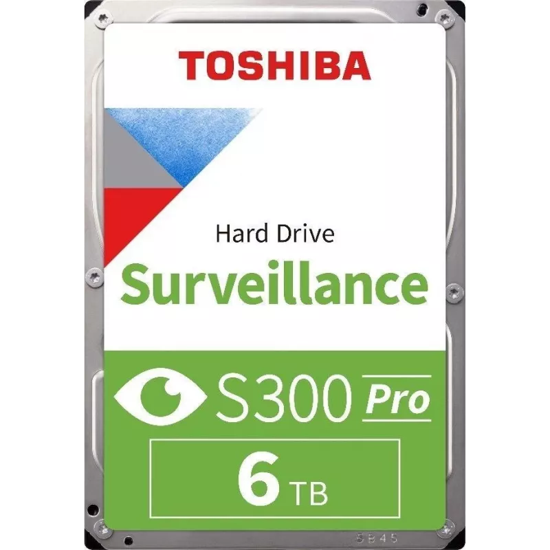 Toshiba S300 Pro Surveillance interne Festplatte 6 TB 7200 U/min 512 MB 3,5 Zoll Serial ATA III