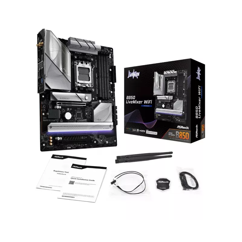 ASRock B850 LiveMixer WiFi ATX Motherboard