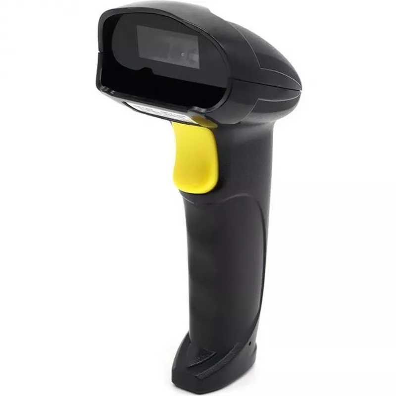 Handheld 1D/2D kabelgebundener Barcodescanner QOLTEC 50853 — USB, ABS-Gehäuse, 1,65 m Kabel, 97×65×167 mm, 105 g