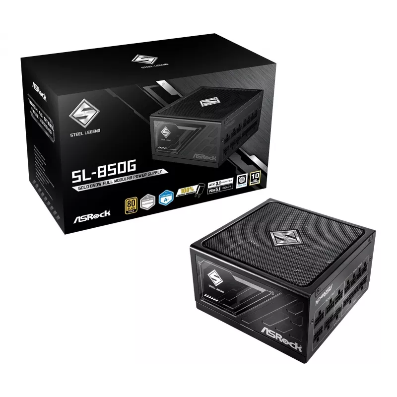 ASRock SL-850G Steel Legend Netzteil 850 W 20+4 Pin ATX ATX B