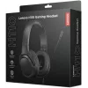 Lenovo H110 Gaming-Headset, kabelgebunden, binaural, 3,5 mm, 1,8 m Kabel, 50–20.000 Hz, 110 dB, 32 Ω, schwarz