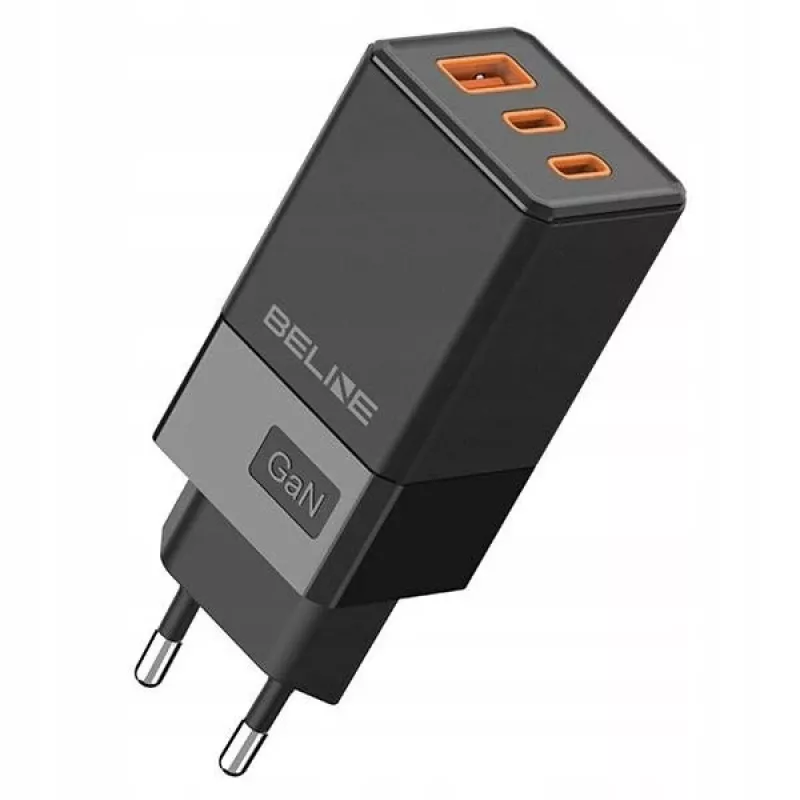 Ladegerät Beline BELI02750 65W GaN mit 2×USB-C und 1×USB-A