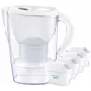 Brita Marella XL jug + 4 Maxtra cartridges (Weiß)