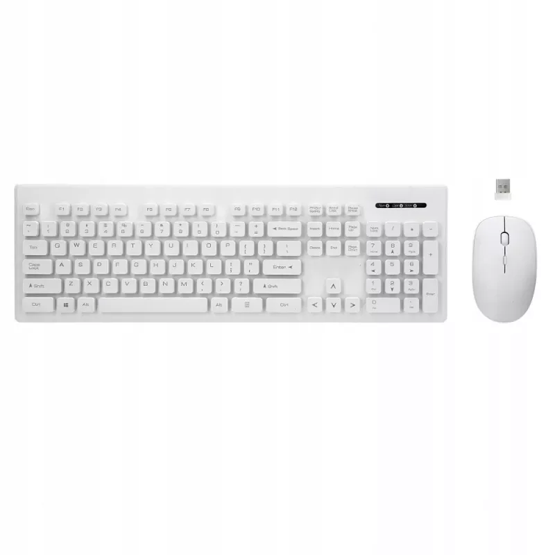 Rebeltec Kabelloses Tastatur- und Maus-Set Biae Whiterun