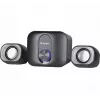 Desktop 2.1-Lautsprecher DEFENDER V13 — 11 W RMS (6 W Satelliten, 5 W Subwoofer), USB-Stromversorgung, 3,5-mm-Eingang, Schwarz