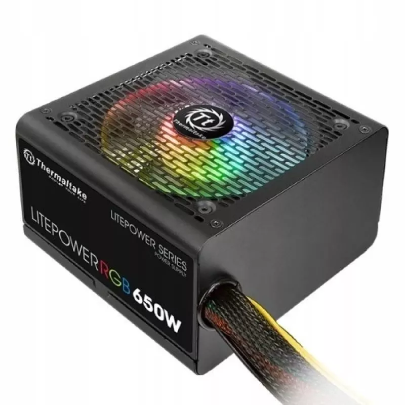 Netzteil Thermaltake Litepower II RGB 750W, aktives PFC, 120-mm-Lüfter