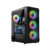 LOGIC CONCEPT Portos ARGB ATX Mid-Tower-Gehäuse, schwarz