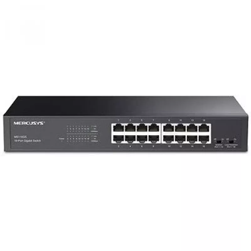 Mercusys MS116GS Netzwerk-Switch Gigabit Ethernet (10/100/1000) Schwarz