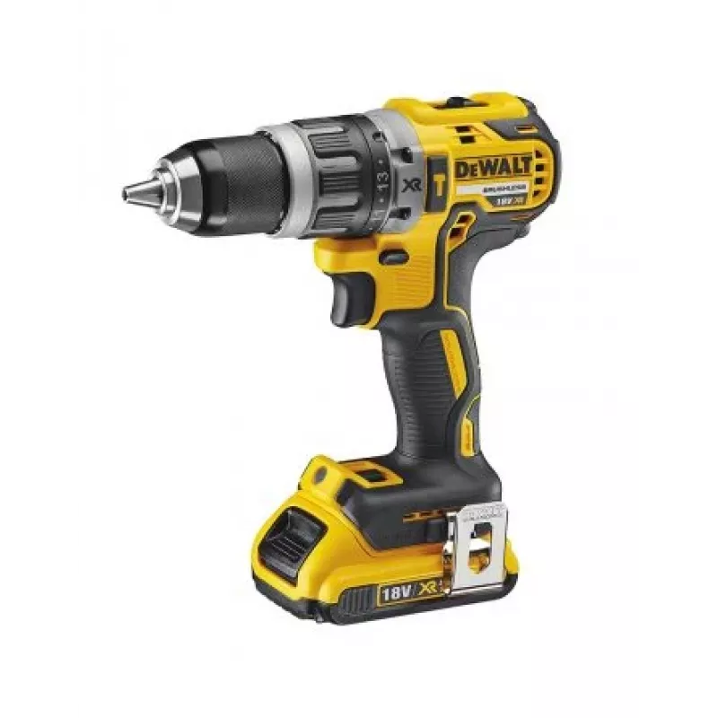 Akkuschrauber DeWalt DCD796D2-QW 18V Li-Ion, 2x2Ah, Schnellspannbohrfutter 13 mm, Schlagbohrfunktion, 1,6 kg
