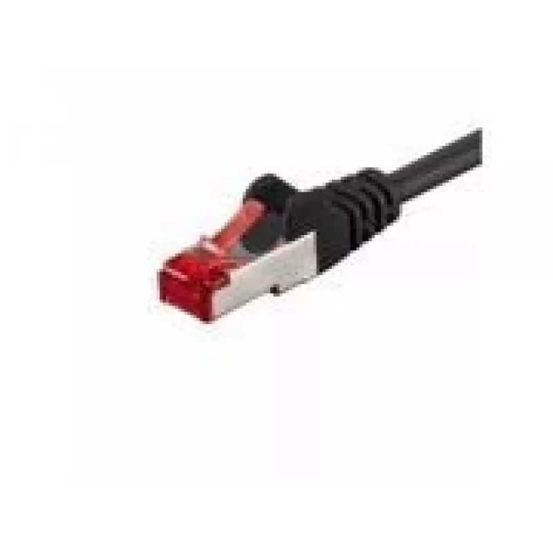 Wentronic Goobay CAT 6 Patchkabel, S/FTP (PiMF), Schwarz, 5 m - LSZH halogenfrei, Kupfer (68700)