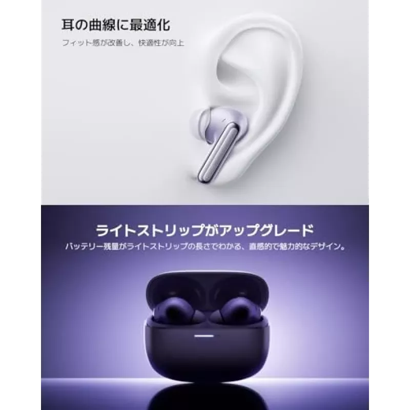 Headset Xiaomi Buds 6 Pro — binaurale In-Ear-Kopfhörer, kabellos, Bluetooth 5.3, ANC, IP54, 36 h mit Case, kabelloses Laden, USB-C, Space Black