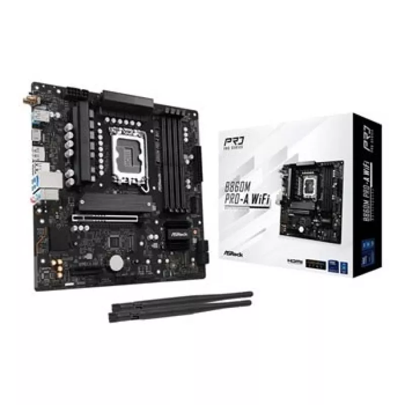 ASRock B860M Pro-A WiFi Micro-ATX Motherboard