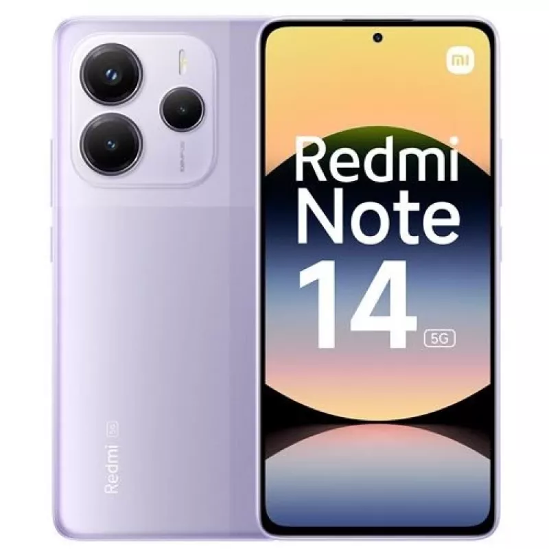 Smartphone Xiaomi Redmi Note 14 5G, 6,67 Zoll OLED, 8 GB RAM, 256 GB, Lavendel, 5110 mAh