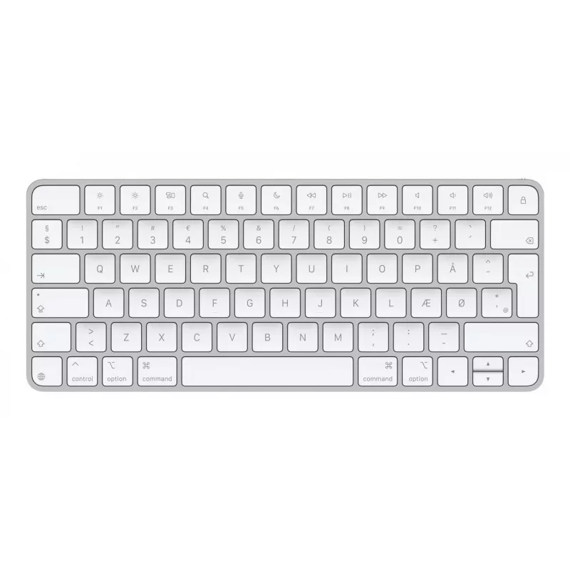 Apple Magic Tastatur Universal USB + Bluetooth QZERTY Dänisch Weiß