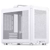 Jonsbo C6 MAX PC-Gehäuse, Mini-Gehäuse, Micro-ATX, Hartglas - Weiß