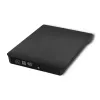 Externes DVD‑RW-Laufwerk QOLTEC 51857 — USB 3.0, SATA-Schnittstelle, DVD±R 8x, DVD±RW 4x, DVD‑RAM 5x, CD 24x, schwarz