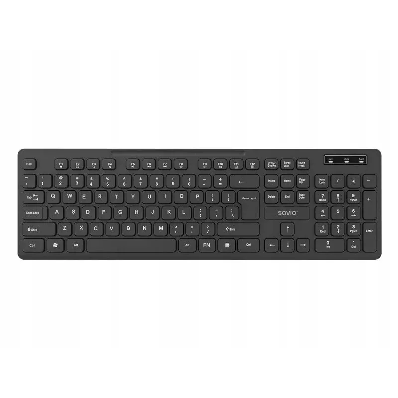 Savio KB-02 Tastatur Home/Office USB QWERTY Schwarz
