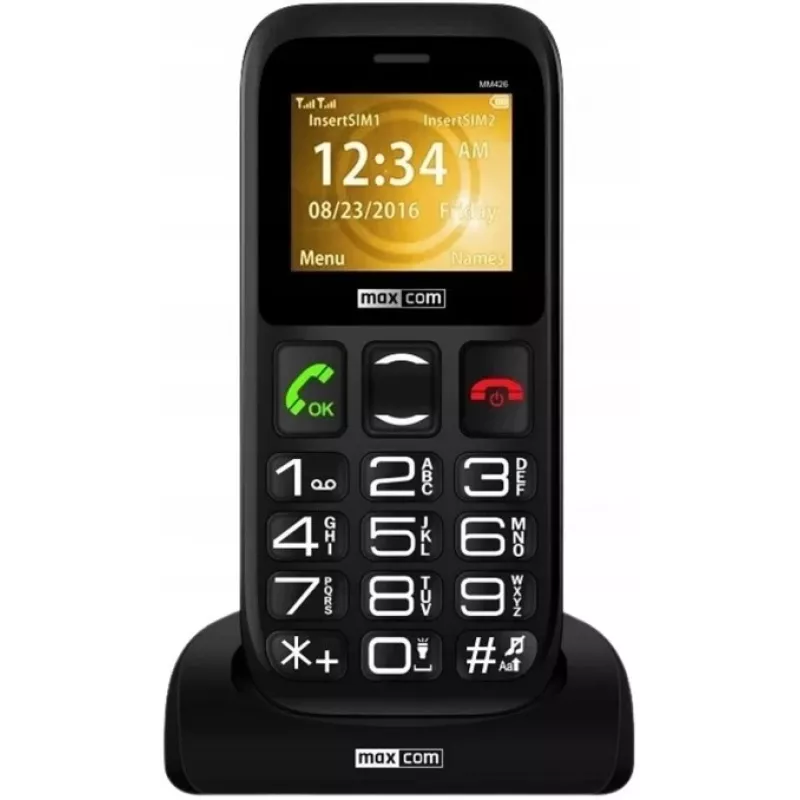 Mobiltelefon MaxCom MM 426SE, 4,0-Zoll-Bildschirm