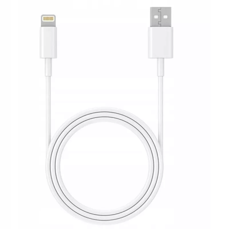 Kabel USB 2.0 iPhone AM-lightning 1m Weiß