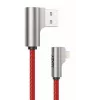 USB-auf-Lightning-Kabel Aukey CB-AL01 Rot – Nylongeflecht, Lightning-Stecker für Apple-Geräte