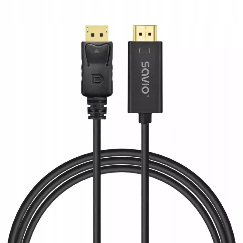 Cable Display Port to HDMI 1,5m, CL-183 Savio SAVKABELCL-183