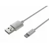 Natec Prati Lightning-Kabel (m)->USB-A (m) 2m MFi Weiß NKA-2149