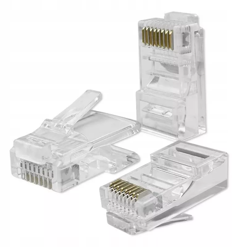 RJ45 Stecker QOLTEC 54544 CAT6 UTP, 100 Stück Packung