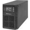 Qoltec USV unterbrechungsfreie Stromversorgung | 1kVA | 1000W | Leistungsfaktor 1,0 | LCD | EPO | USB | Online