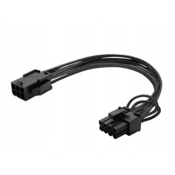 Savio AK-49 6-Pin auf 8-Pin PCI-Express-Stromkabel 0,18 m Schwarz