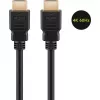 Goobay 60627 High Speed HDMI-Kabel mit Ethernet, 4K/60Hz, Schwarz | HDMI | 15 m