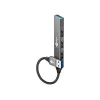 Goobay USB Hub 74456 Type-A 5000 Mbit/s Hellgrau