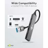 Goobay USB Hub 74456 Type-A 5000 Mbit/s Hellgrau