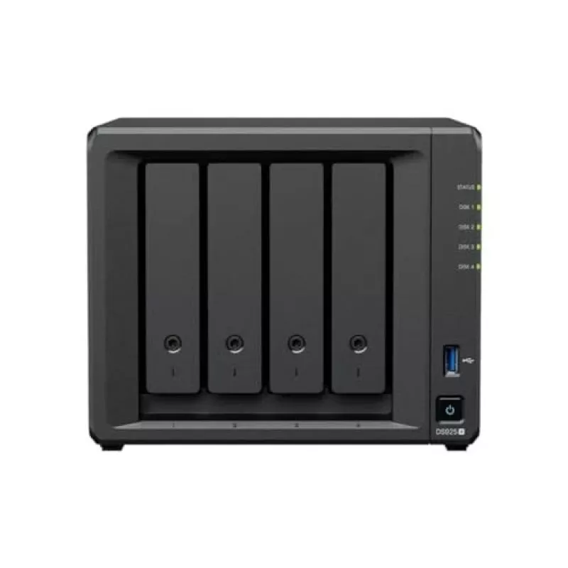 Synology DiskStation DS925+ NAS/Storage-Server Ryzen Embedded V1500B 4 GB DDR4 0 TB Schwarz