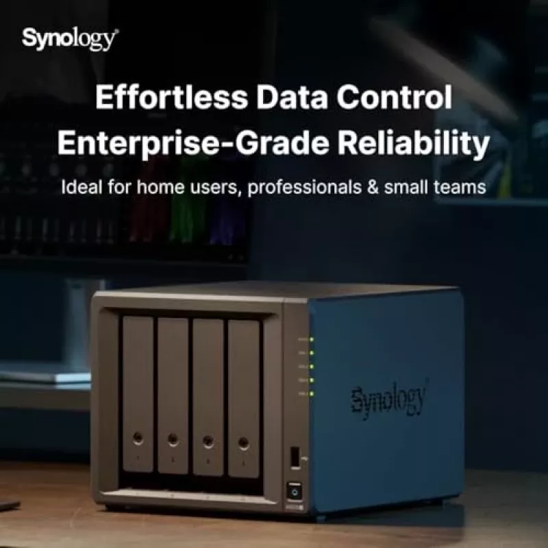 Synology DiskStation DS925+ NAS/Storage-Server Ryzen Embedded V1500B 4 GB DDR4 0 TB Schwarz